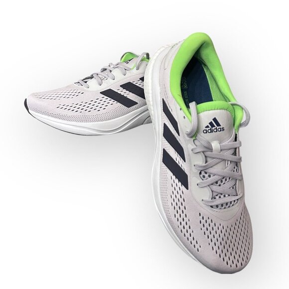 Adidas Supernova 2 M Running Shoes White Green Sneaker Style GW9093 Mens Size 10 - Picture 8 of 17